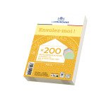 Enveloppe 90 x 140 mm élections La Couronne 80 g couleurs assorties - Boîte de 200