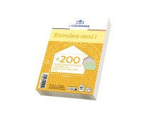 Doos van 200 stemomslagen La Couronne 90 x 140 mm 70g geassorteerde kleuren