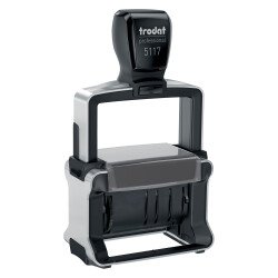 Tampon encreur automatique dateur multiformules Trodat Métal Line 5117