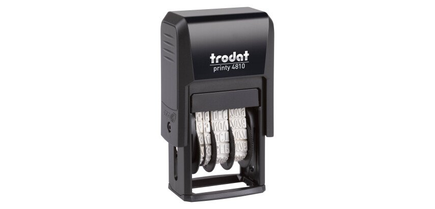 Tampon encreur automatique dateur standard Trodat Printy 4810
