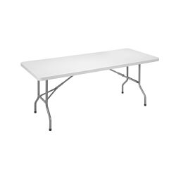 Polyvalente rechthoekige plooitafel