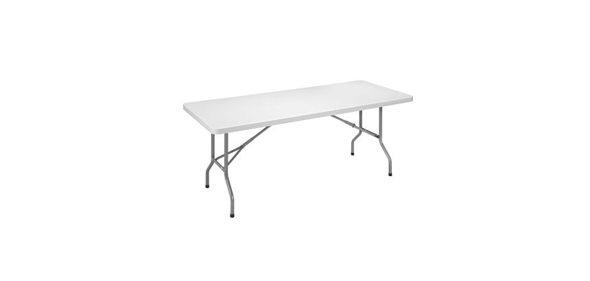 Table pliante rectangulaire polyvalente en polyéthylène