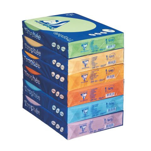 Papel Clairefontaine Throphée A4 80g 500 hojas Azul Claro