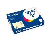 Papier A4 couleur 80 g Clairefontaine Trophée couleurs pastel - Ramette de 500 feuilles