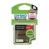 Cinta DYMO D1 DURABLE 12Mmx3M D. Rojo