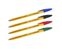 Stylo bille Bic Cristal couleurs assorties - Pochette de 10