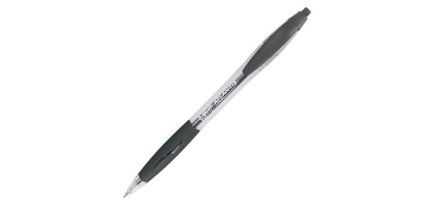 Stylo bille Bic Atlantis classic rétractable pointe 1 mm - écriture moyenne