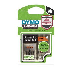 Cinta D1 DURABLE 12Mmx3M D.Naranja