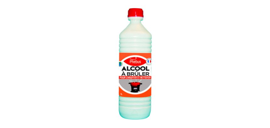 Alcool à brûler bidon 1 L