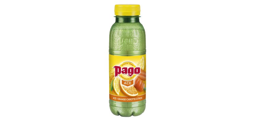 Jus ACE orange-carotte-citron Pago - 33 cl - 12 bouteilles