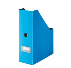 Revistero Click & Store Wow de Leitz reverso 10,3 cm azul