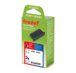 Blister met 3 inktnavullingen Printy 6/4850/2 Trodat – blauw/rood