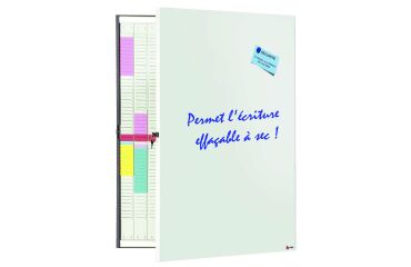 Planning multiuso plegable Nobo con ficha T indice 2 - 10 columnas x 2 paneles