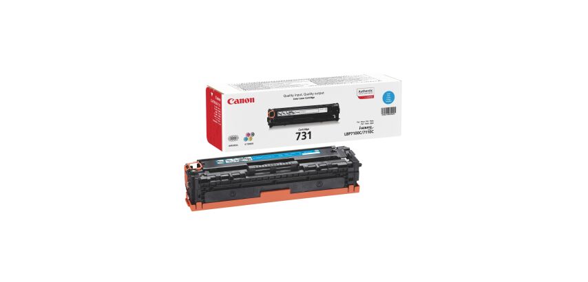Canon 731 tóners originales separados (cian, magenta o amarillo) de capacidad estándar (1500 páginas)