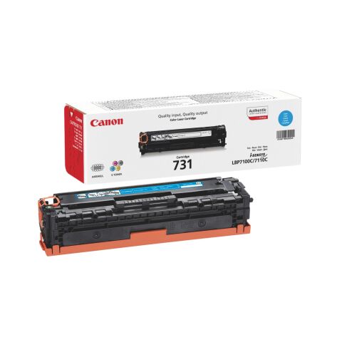 Canon 731 tóner original cian de capacidad estándar (1500 páginas)