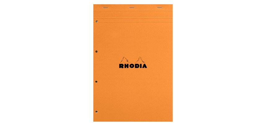 Bloc bureau Rhodia format A4 + grands carreaux 80 feuilles