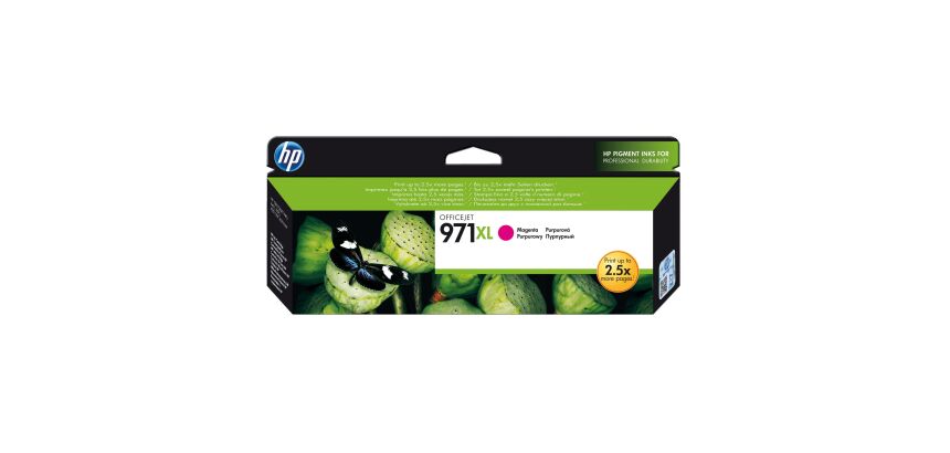 HP971XL cartuchos originales separados, cian, magenta o amarillo Alta capacidad (6600 páginas)