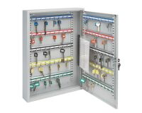 Armoire 50 clés fermeture à clé gris clair