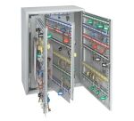 Armoire 300 clés fermeture à clé gris clair