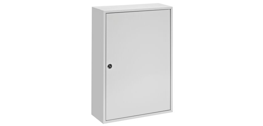 Armoire 150 clés fermeture à clé gris clair