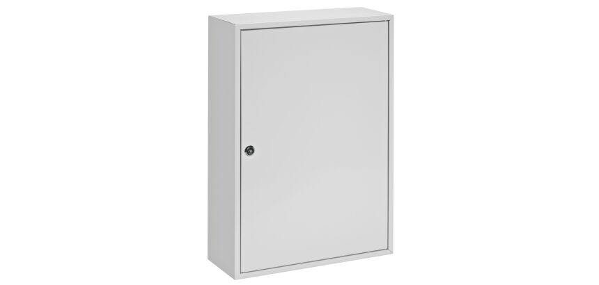Armoire 200 clés fermeture à clé gris clair