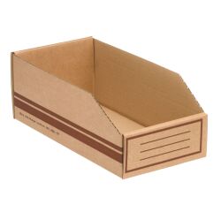 Cajas para almacenamiento de cartón. 9 L. An. 20 x Fond. 30 x Alt. 15 cm.