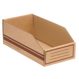 Cardboard storage boxes 300x50x110 mm (1,6 litre)