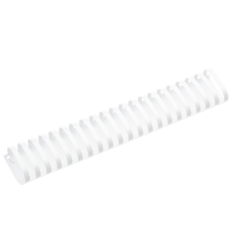 Baguette reliure anneaux plastique 51 mm PAVO couleur - Boîte de 50