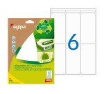 Etiquettes adresses recyclées 97 x 46 mm Agipa 101250 - Pochette de 60