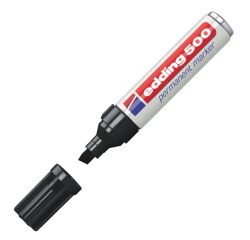 Rotulador permanente edding 500 punta biselada