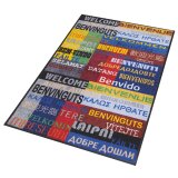 Tapis d'entrée déco, multicolore