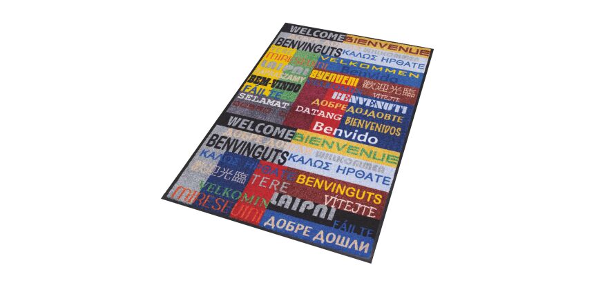 Tapis intérieurl déco 120 x 180 cm multicolor