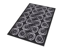 Tapis d'entrée déco, anthracite