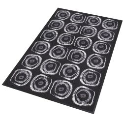 Tapis d'entrée déco, anthracite