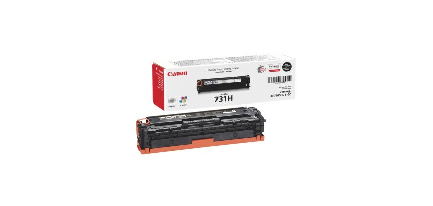 Toner Canon 731H haute capacité noir pour imprimante laser