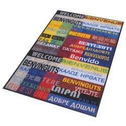 Tapis intérieur déco 90 x 150 cm multicolor