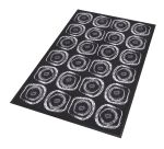 Tapis intérieur déco 90 x 150 cm anthracite