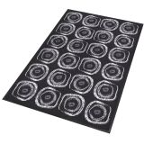 Tapis intérieur déco 90 x 150 cm anthracite