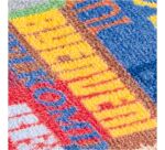 Tapis intérieur déco 60 x 90 cm multicolor