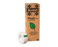 Pack 9 Cintas invisibles ecológicas 19 x 33 Scotch Magic