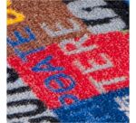 Tapis intérieur déco 60 x 90 cm multicolor