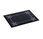 Tapis d'accueil déco 60 x 90 cm noir