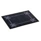 Tapis d'accueil déco 60 x 90 cm noir