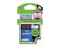 Cinta DYMO D1 DURABLE 12Mmx5,5M D.Blanco