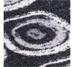 Tapis d'entrée déco 60 x 90 cm anthracite