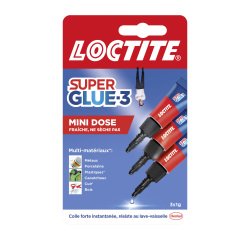 Pegamento instantáneo Superglue Mini Trio Loctite