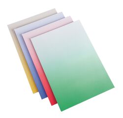 Tapa de encuadernación en cartón Decadry Apli 175g color "degradado" - Paquete de 50