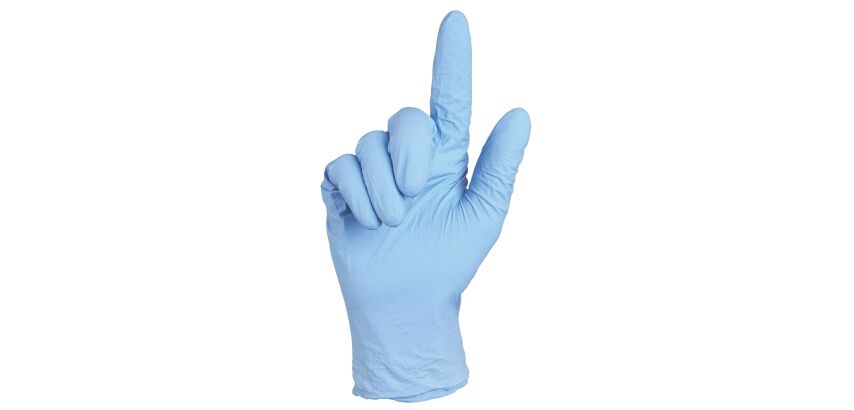 Guantes desechables de vinilo sin polvo - caja de 100
