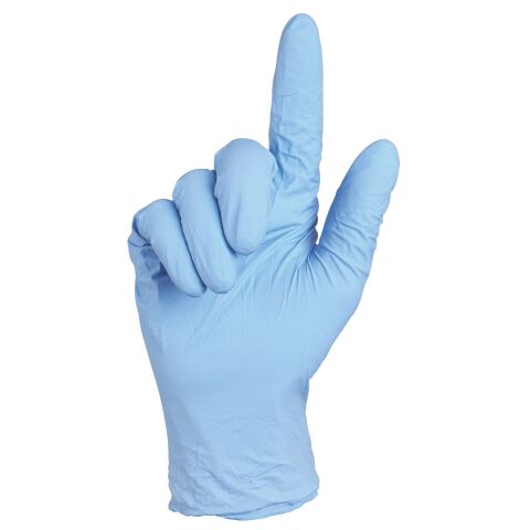 Guantes desechables de vinilo sin polvo L - caja de 100