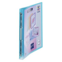Ringbuch aus Plastik mit 4 Ringen Viquel A4 personalisierbar - Rücken 2,5 cm - Transparent